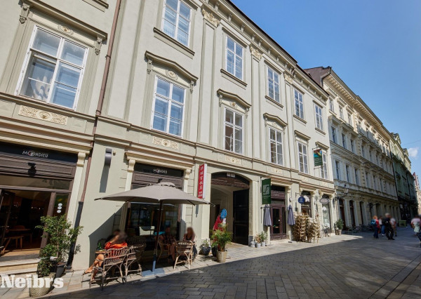 Neibrs | Exkluzívne na prenájom 150m2 reprezentatívne kancelárske priestory na 3.p v historickom centre Bratislavy, Laurinská ul, Bratislava I